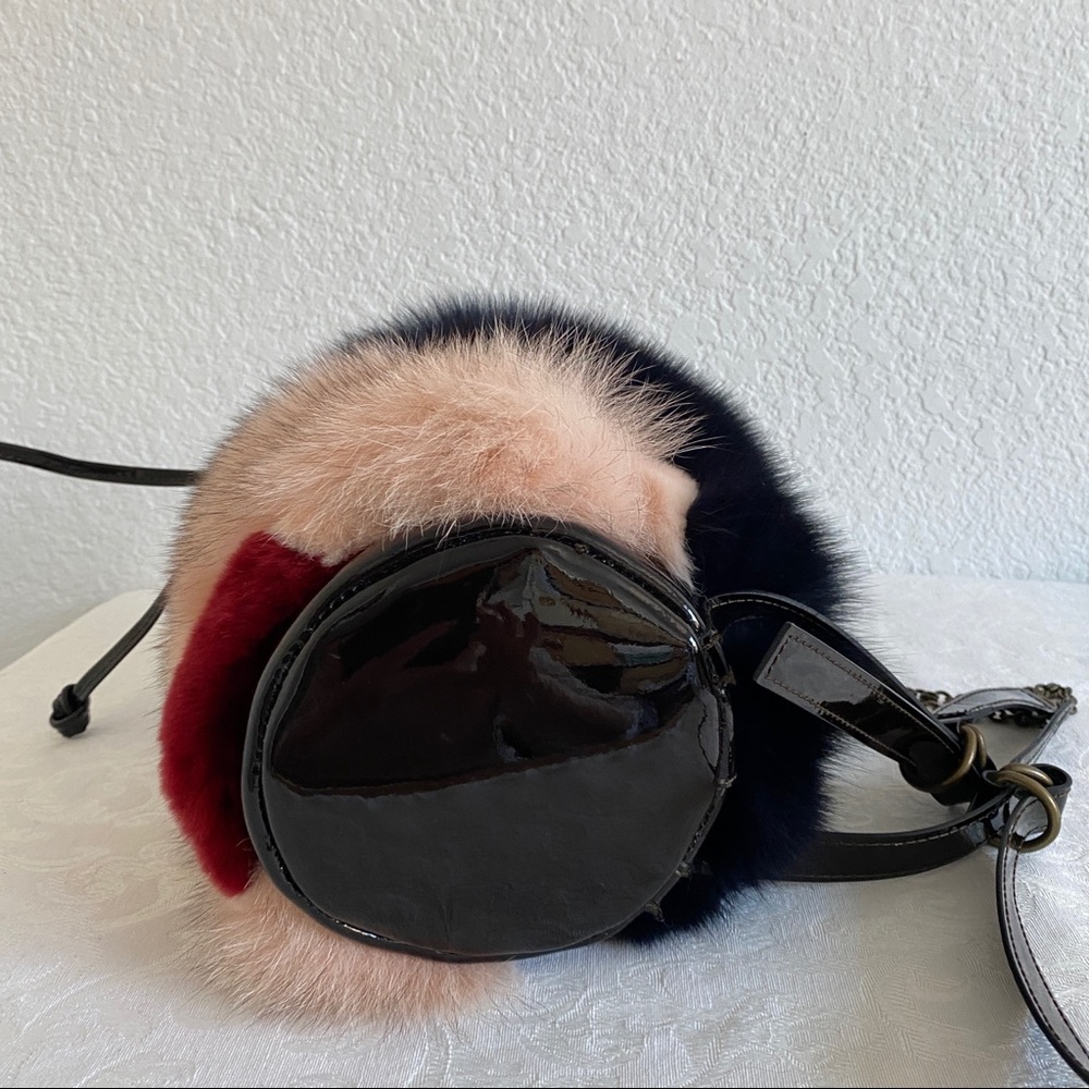 Mr and Mrs Italy fox fur Backpack - Picture 7 of 10